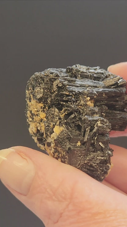 Black Tourmaline Cluster 62g BTR1