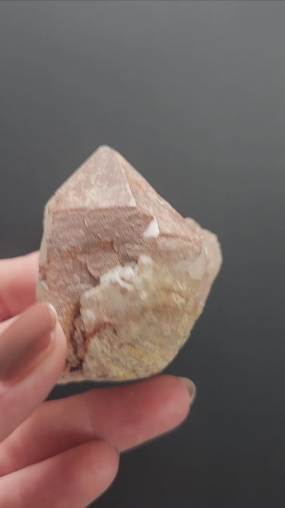 Hematoid Quartz Point 110g
